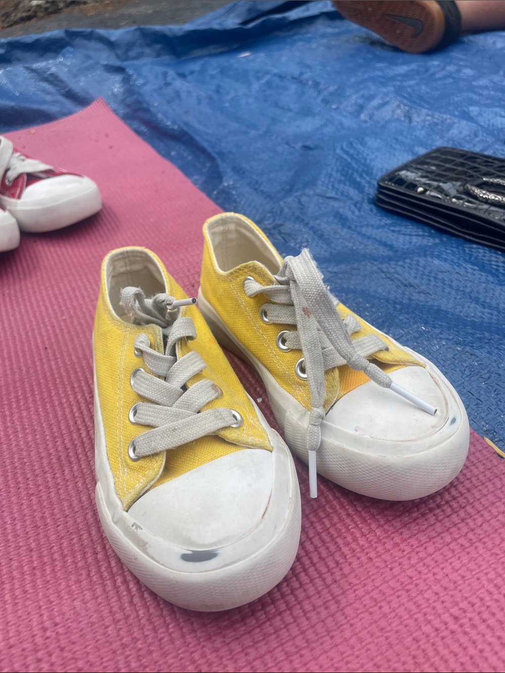 Yellow Kids Sneakers